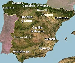 Map of spain