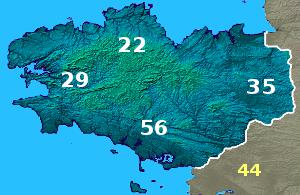 Brittany departments