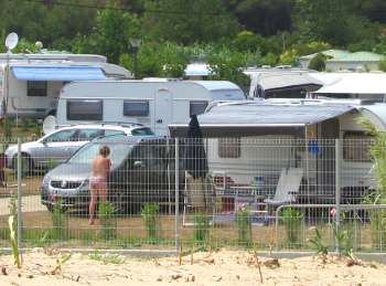 Seaside campsite in Languedoc