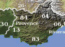 provence map